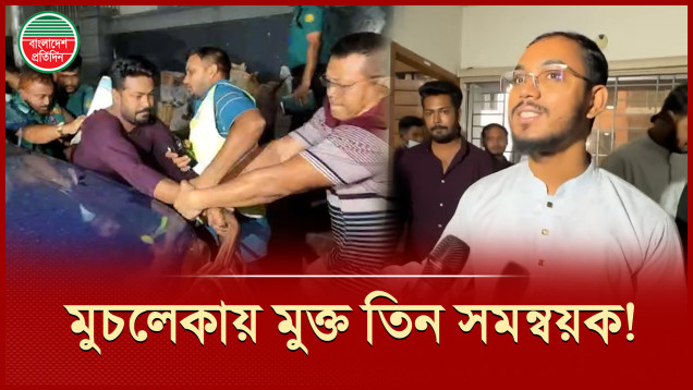 হান্নান মাসুদের জিম্মায় মুচলেকা দিয়ে ছাড়া পেলেন বৈষম্যবিরোধী আন্দোলনের তিন নেতা