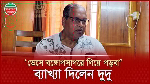 ‘ভেসে বঙ্গোপসাগরে গিয়ে পড়বা’- বক্তব্যের যে ব্যাখ্যা দিলেন বিএনপি নেতা শামসুজ্জামান দুদু