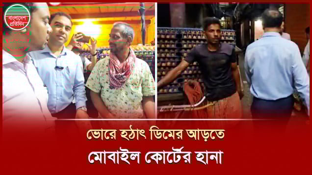 ভোর বেলা ডিমের আড়তে ঢুকে পড়লেন ম্যাজিস্ট্রেট, তারপর যা হলো