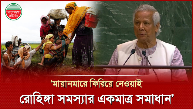 ‘রোহিঙ্গা সমস্যা মায়ানমারের সৃষ্টি, তাদেরকেই এর সমাধান করতে হবে’- জাতিসংঘে ড. ইউনূসের স্পষ্ট বার্তা