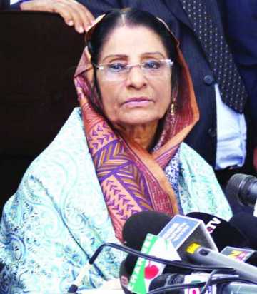 রওশনকে বিরোধী নেত্রী করে গেজেট প্রকাশ
