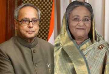 প্রধানমন্ত্রী শেখ হাসিনাকে প্রণব মুখার্জির ফোন
