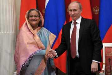 শেখ হাসিনাকে পুতিনের অভিনন্দন