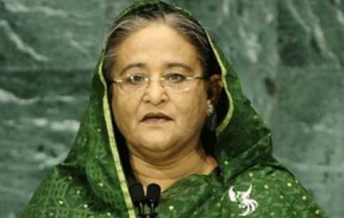 বাবার সমাধিতে শেখ হাসিনার প্রতিজ্ঞা