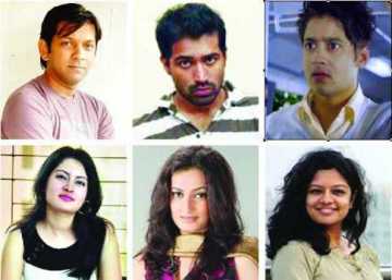 তিন নাটকে ছয় তারকা