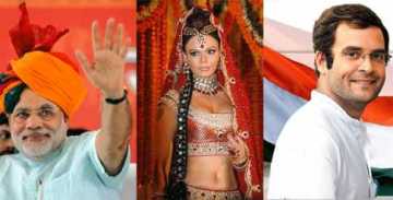 মোদীকে দেশে, রাহুলকে ঘরে চান রাখি