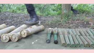 চুনারুঘাট থেকে আরও ৮টি রকেট শেলসহ বিপুল অস্ত্র উদ্ধার