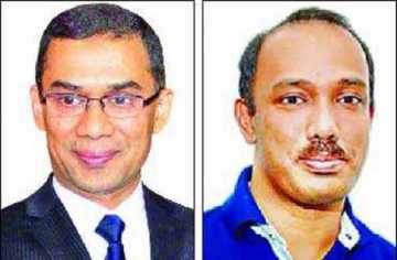 দীর্ঘ সময় গলা জড়িয়ে কাঁদলেন তারেক-কোকো
