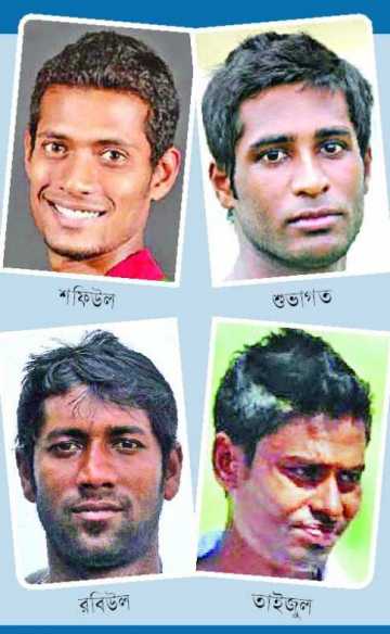 টেস্ট দলে শুভাগত শফিউল রবিউল তাইজুল

