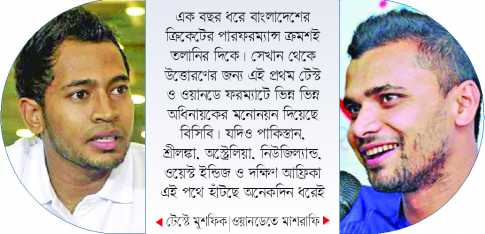 ক্রিকেটে দুই অধিনায়ক পেল বাংলাদেশ