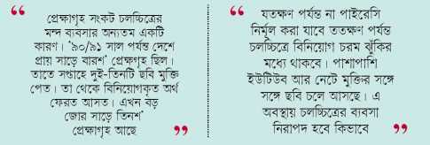 চলচ্চিত্রে বিনিয়োগ কতটা ঝুঁকিমুক্ত 