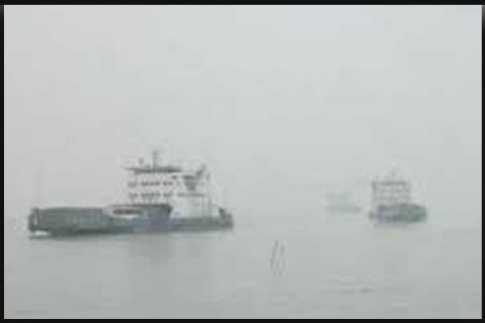 কাওড়াকান্দি-শিমুলিয়া নৌ রুটে ফেরি চলাচল বন্ধ