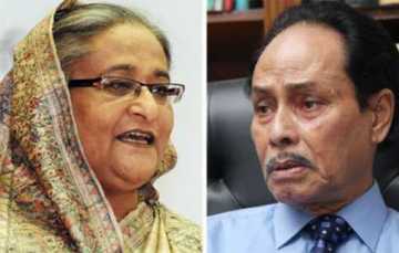প্রধানমন্ত্রীর সঙ্গে এরশাদের বৈঠক