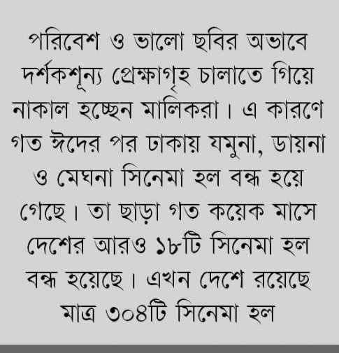 দুর্দশা কাটছে না সিনেমা হলের 