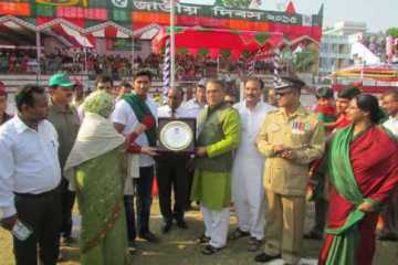 সাতক্ষীরায় সৌম্য সরকারকে সংবর্ধনা