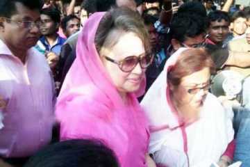 তৃতীয় দিনের মতো প্রচারণায় খালেদা