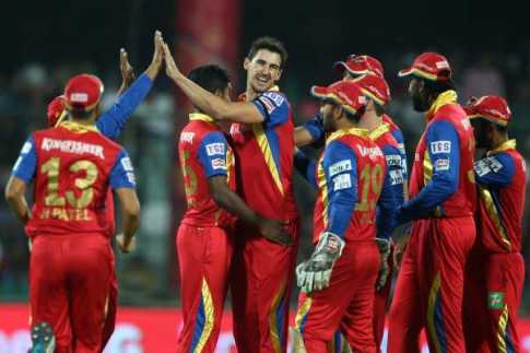 আইপিএলে বেঙ্গালুরুর ১০ উইকেটে জয়