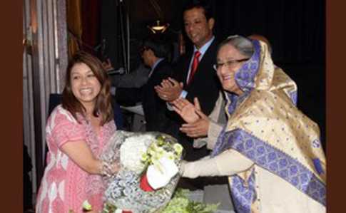 টিউলিপের প্রথম বক্তব্যে মুগ্ধ শেখ হাসিনা