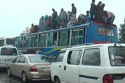 ঢাকা-আরিচা মহাসড়কে যানজট