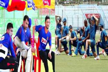 একসঙ্গে ঈদ জামাতে বাংলাদেশ-দ.আফ্রিকার ক্রিকেটাররা