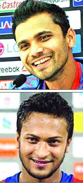 মাশরাফি নড়াইলে সাকিব ঢাকায় 