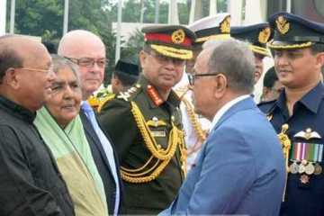 ভিয়েতনামের উদ্দেশ্যে রাষ্ট্রপতির ঢাকা ত্যাগ