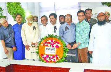 শোক দিবসে শেখ রাসেল ক্রীড়া চক্রের শ্রদ্ধা 