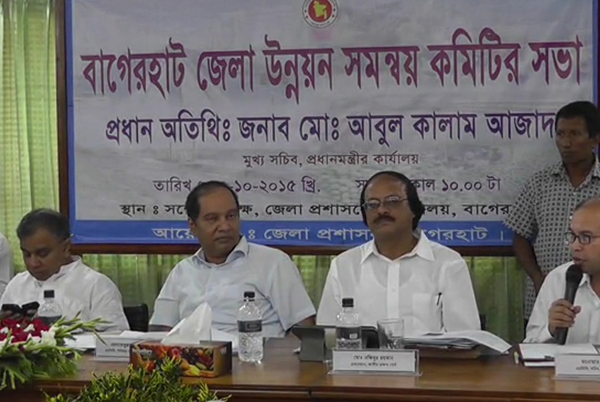 বাগেরহাটের ৯টি মেগা প্রকল্পের কাজ নির্ধারিত সময়ে শেষ হবে
