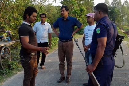 সিংড়ায় শতাধিক গুলিসহ এয়ারগান জব্দ