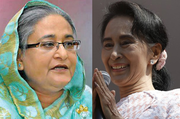 সু চিকে হাসিনার অভিনন্দন
