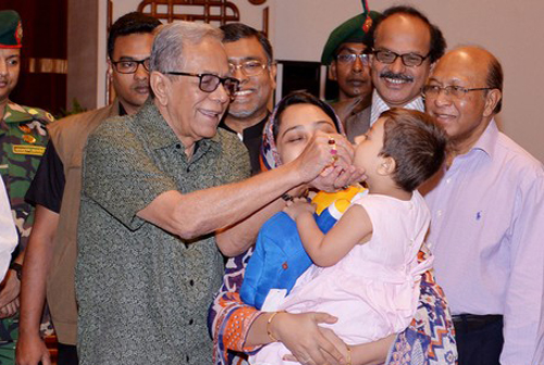'ভিটামিন এ প্লাস ক্যাম্পেইন’ উদ্বোধন করলেন রাষ্ট্রপতি