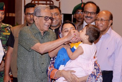 'ভিটামিন এ প্লাস ক্যাম্পেইন’ উদ্বোধন করলেন রাষ্ট্রপতি