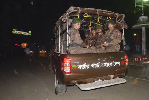 রাজধানীতে বিজিবি মোতায়েন