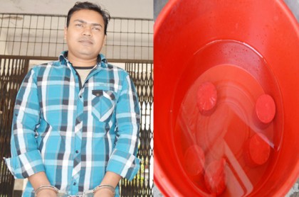 শিবিরনেতা ৫ ককটেলসহ গ্রেফতার