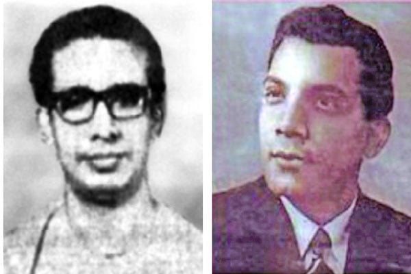 শহীদ অধ্যাপক আনোয়ার পাশা ও ড. ফজলে রাব্বী  