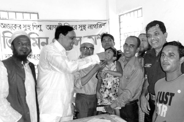 কটিয়াদীতে ভিটামিন ‘এ’ প্লাস ক্যাম্প