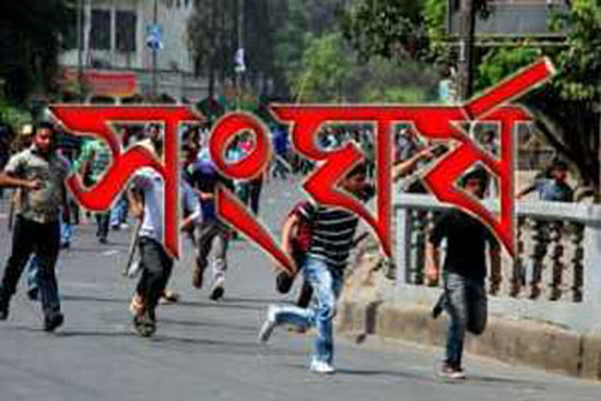 নবীনবরণে ছাত্রলীগের দু’গ্রুপে সংঘর্ষ, আহত ৪