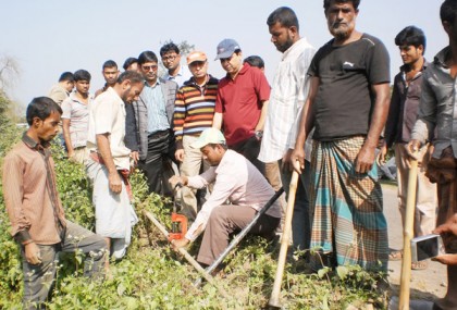 কুমিল্লায় ৫ হাজার ফুট অবৈধ গ্যাস লাইন অপসারণ
