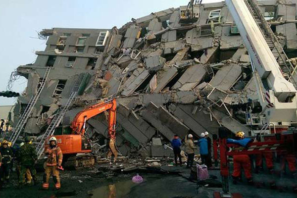 তাইওয়ানে ৬.৪ মাত্রার ভূমিকম্প, নিহত ২