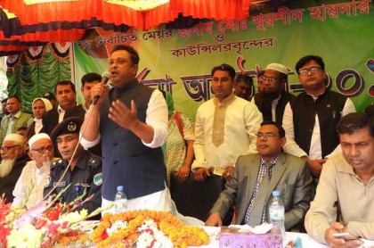 মাগুরায় নতুন মেয়রের দায়িত্ব গ্রহণ