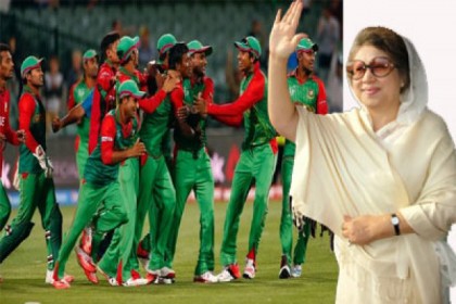 বাংলাদেশ ক্রিকেট দলকে খালেদা জিয়ার অভিনন্দন