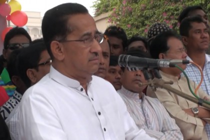 গাজীপুরে পথসভায় যুবলীগ চেয়ারম্যান ওমর ফারুক চৌধুরী