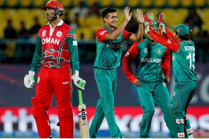 ৫৪ রানে ওমানকে হারালো বাংলাদেশ