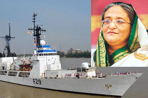 'দেশের সম্পদ রক্ষায় ভূমিকা রাখবে ৩ যুদ্ধজাহাজ'