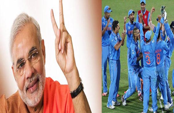 ভারতীয় দলকে মোদির অভিনন্দন