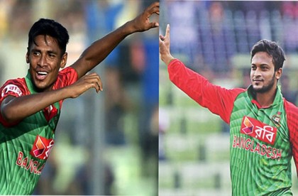 টি-টোয়েন্টির সেরা একাদশে সাকিব-মুস্তাফিজ