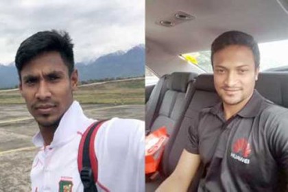 আইপিএল মাতাতে ভারত গেলেন সাকিব-মুস্তাফিজ