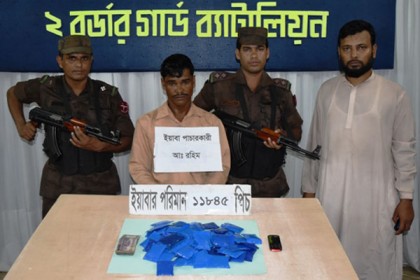 টেকনাফে ১২ হাজার পিস ইয়াবাসহ গ্রেফতার ১