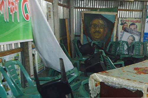 চট্টগ্রামে আওয়ামী লীগ কার্যালয় ভাঙচুর