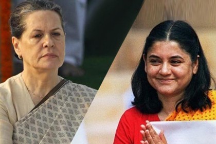 সোনিয়া গান্ধীর প্রশংসা করলেন মানেকা গান্ধী!